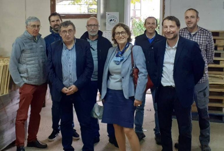 Mme Isabelle Grimault Le haut-commissaire à la lutte contre la pauvreté à Mauléon